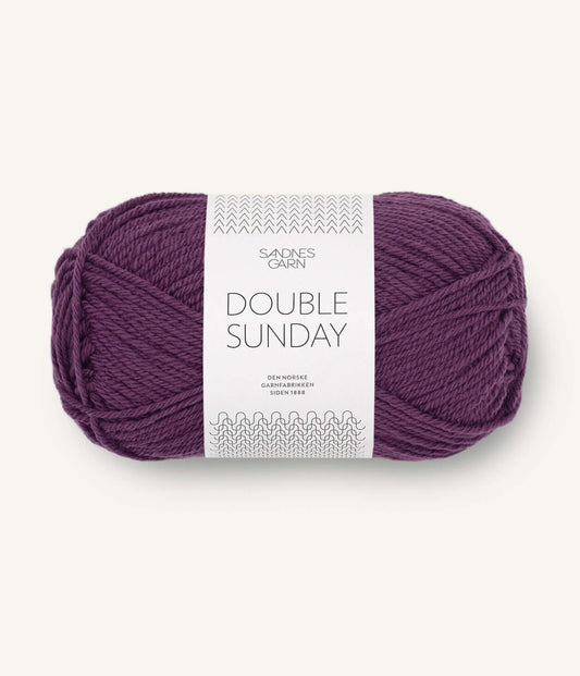Sandnes Garn Double Sunday - paksu, pehmeä merinovillalanka ilman superwash-käsittelyä, erinomainen lämpimiin neuleisiin.