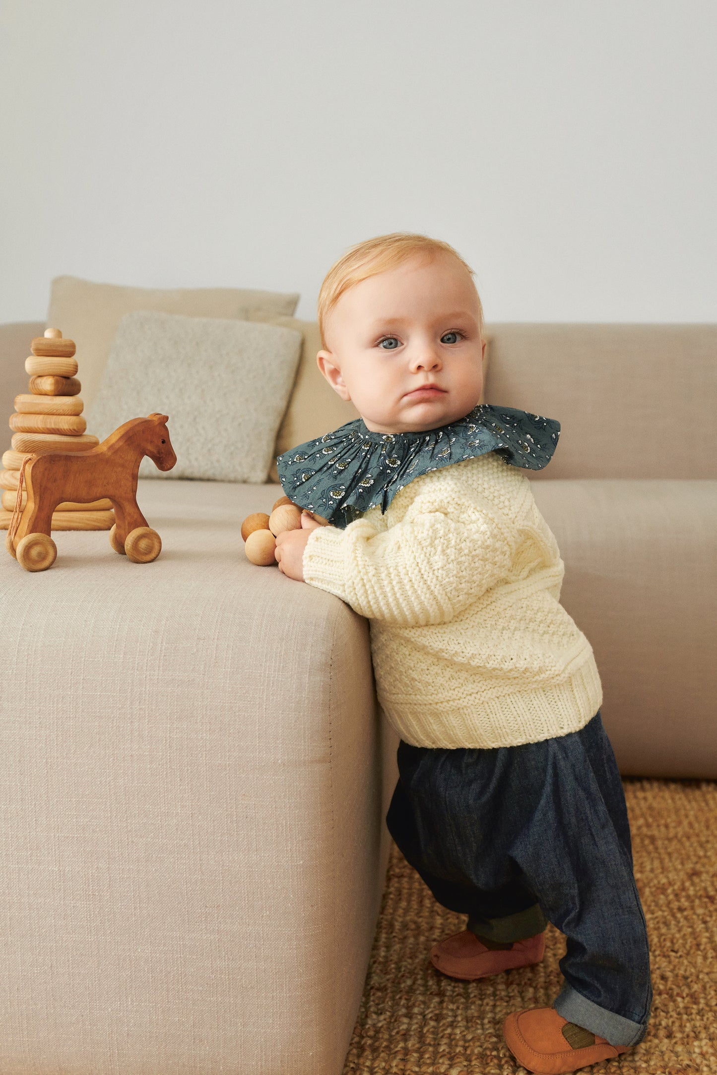Sandnes Garn 2412 Guernsey Sweater Baby (englanninkielinen neuleohje)