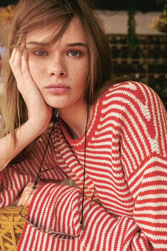 Sandnes Garn 2504-2, Cleo Sweater & Skirt, englanninkielinen neuleohje