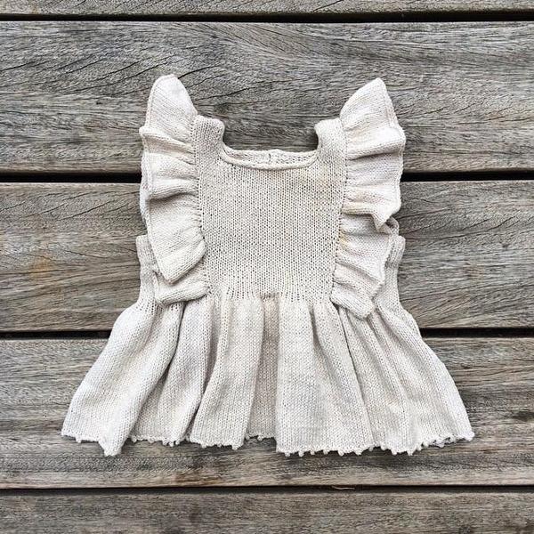Knitting for Olive - Bohemian Ruffle Top (knitting pattern)