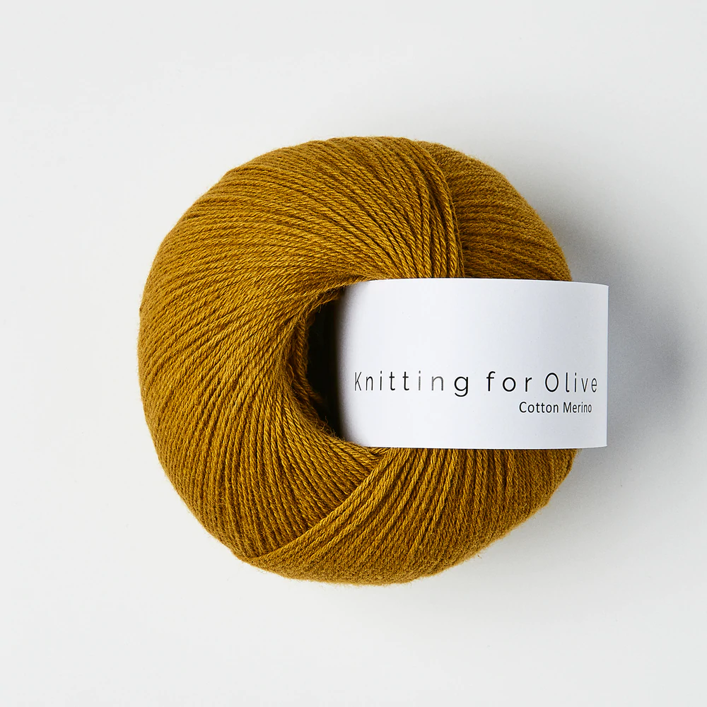 Knitting for Olive Cotton Merino, soft blend of merino wool and cotton
