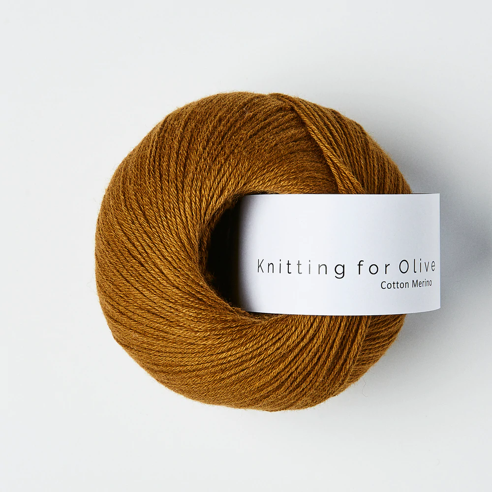 Knitting for Olive Cotton Merino, soft blend of merino wool and cotton