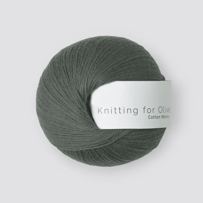Knitting for Olive Cotton Merino, soft blend of merino wool and cotton