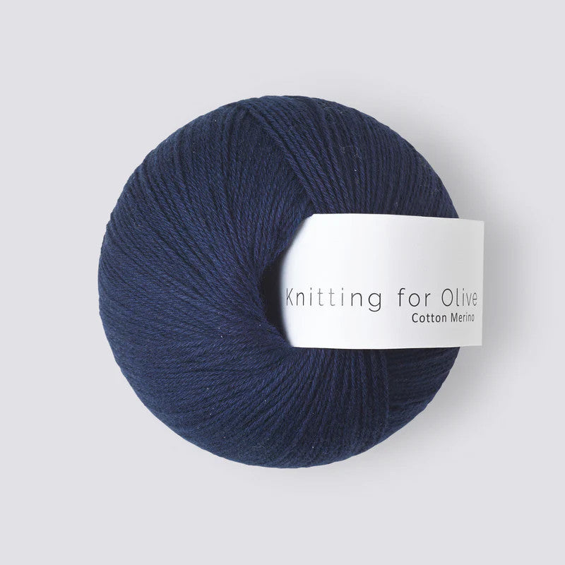 Knitting for Olive Cotton Merino, soft blend of merino wool and cotton