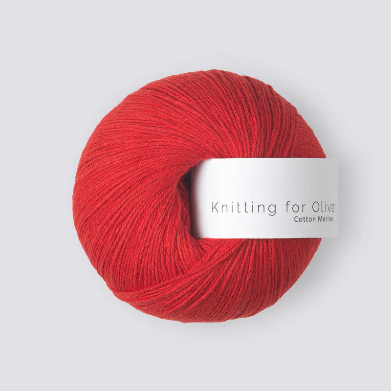 Knitting for Olive Cotton Merino, soft blend of merino wool and cotton
