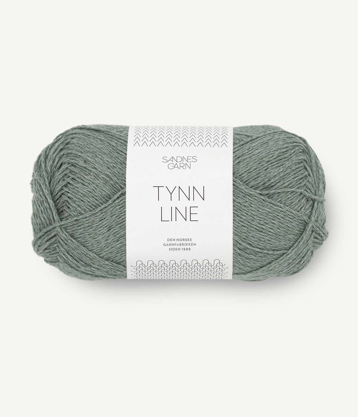 Sandnes Garn Tynn Line - ohut pellavasekoitelanka kesäneuleisiin, väri: 8561 Dusty Green.