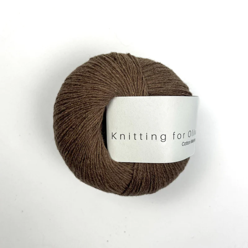 Knitting for Olive Cotton Merino, soft blend of merino wool and cotton
