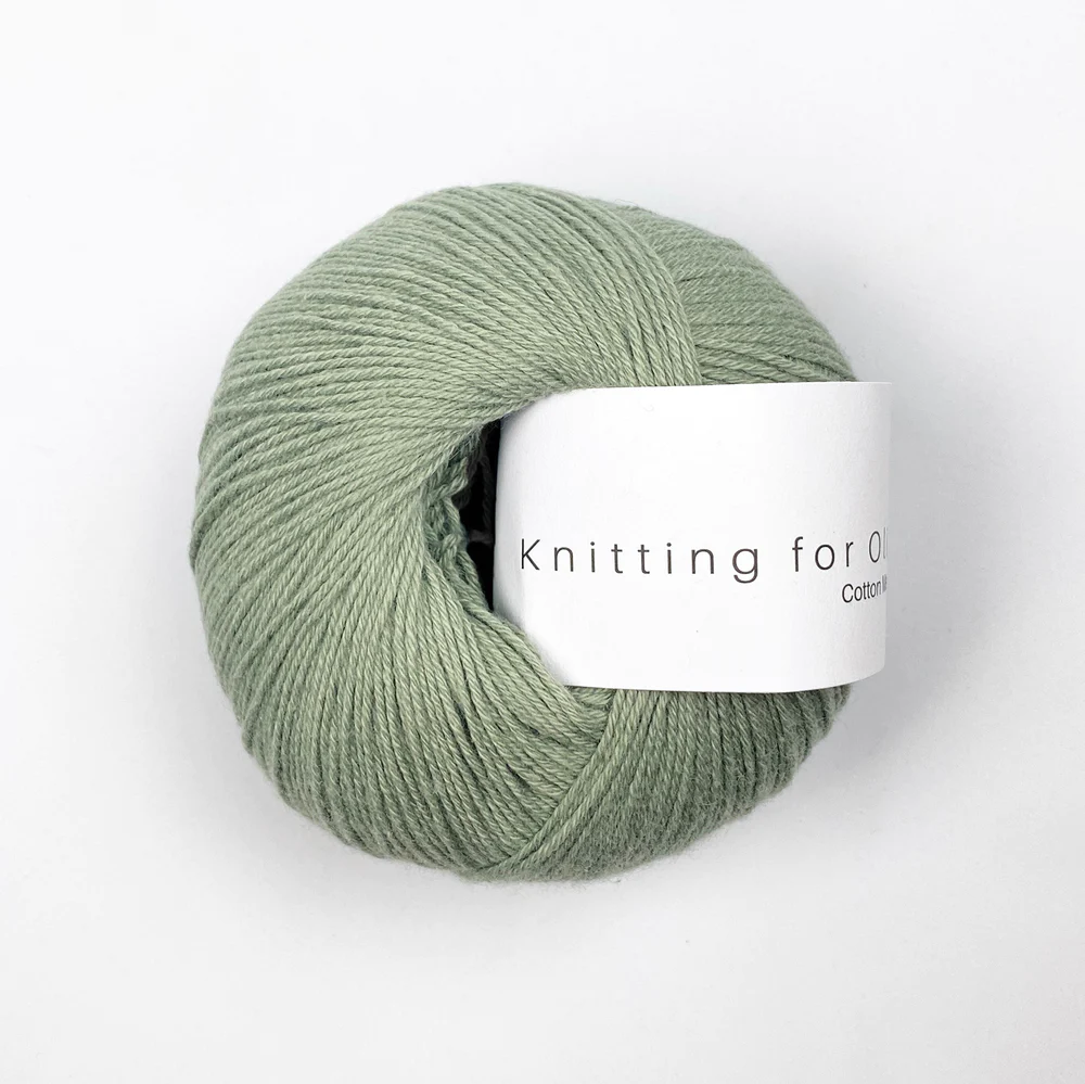 Knitting for Olive Cotton Merino, soft blend of merino wool and cotton