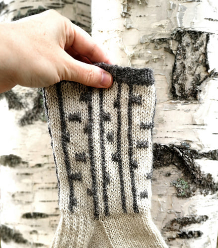 Suvis.Knits, Koivikko-sukat, suomenkielinen neuleohje