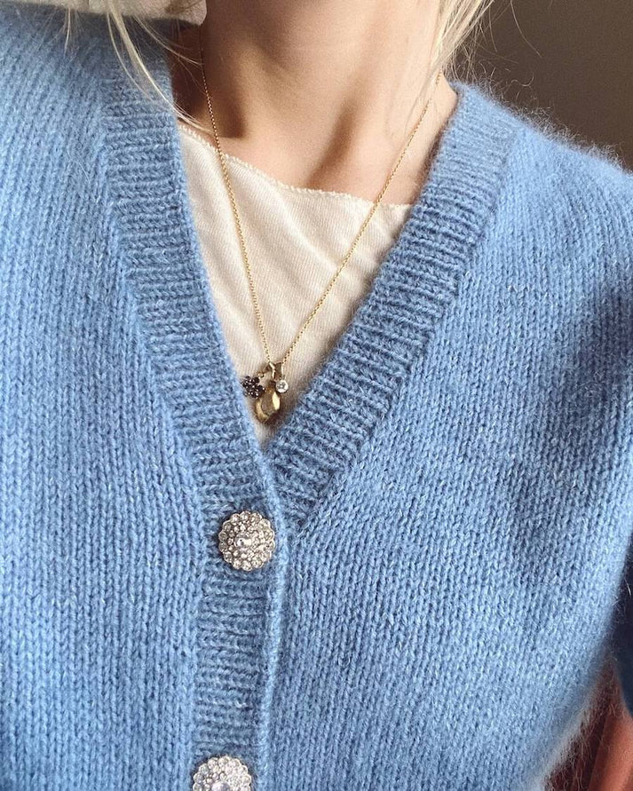 PetiteKnit Bling -napit 4 kpl + PetiteKnit-etiketti