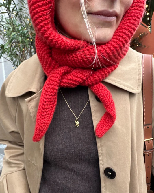 PetiteKnit Sophie Hood – neuleohje suomeksi