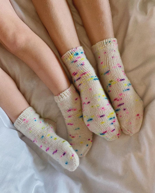 PetiteKnit Everyday Socks junior (ENG, KIDS) - lasten neuleohje englanniksi