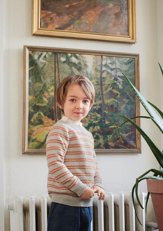 Simpelthen raitaneule lapsille (ilmainen neuleohje) - Sandnes Garn