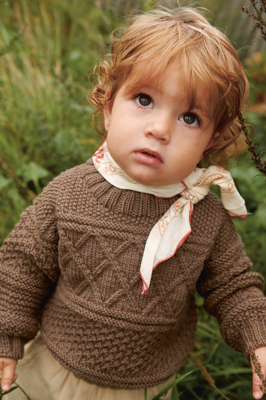 Sandnes Garn 2412 Guernsey Sweater Baby (englanninkielinen neuleohje)