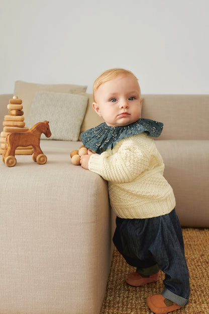 Sandnes Garn 2412 Guernsey Sweater Baby (englanninkielinen neuleohje)
