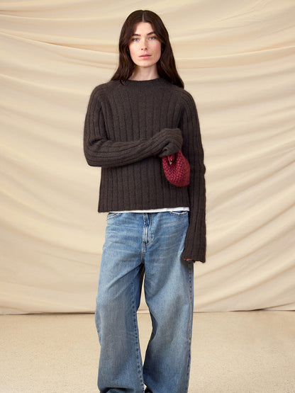 Sandnes Garn 2602_07, Elva sweater, suomenkielinen neuleohje