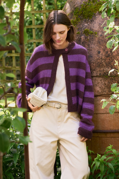Sandnes Garn Mango Cardigan 2606_05, englanninkielinen neuleohje