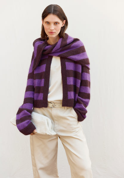 Sandnes Garn Mango Cardigan 2606_05, englanninkielinen neuleohje