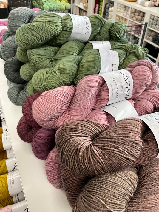 Lumoava Luksus Ohut sukkalanka