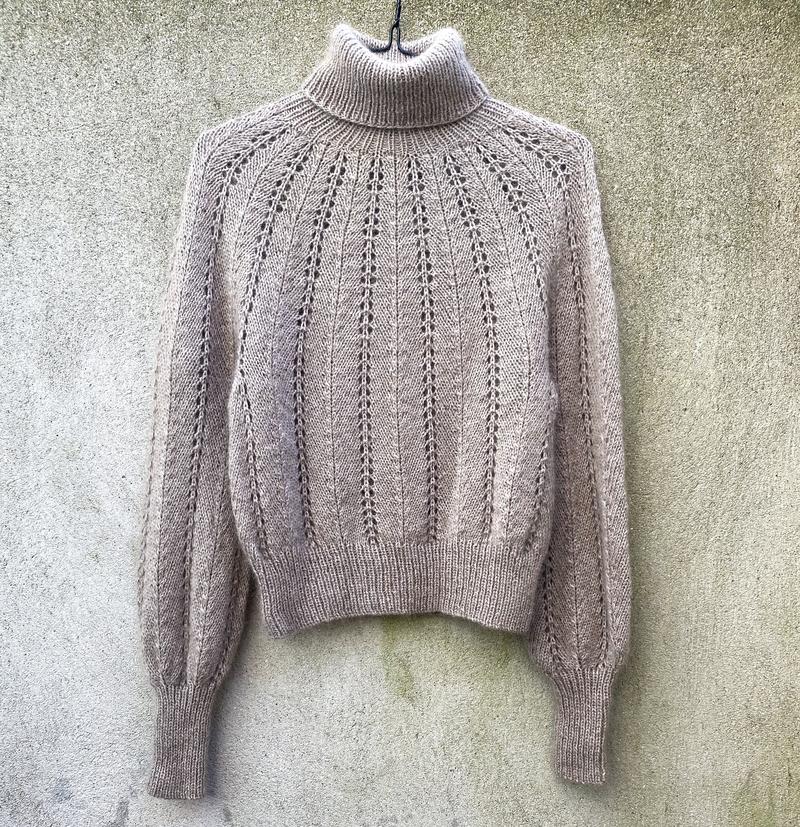 Fern sweater oatmeal ja linen