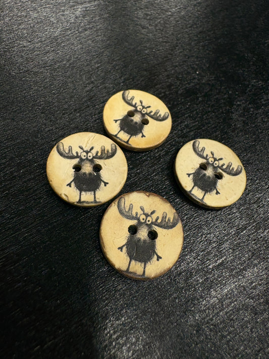 Hirvi kookosnappi ø 1,7mm