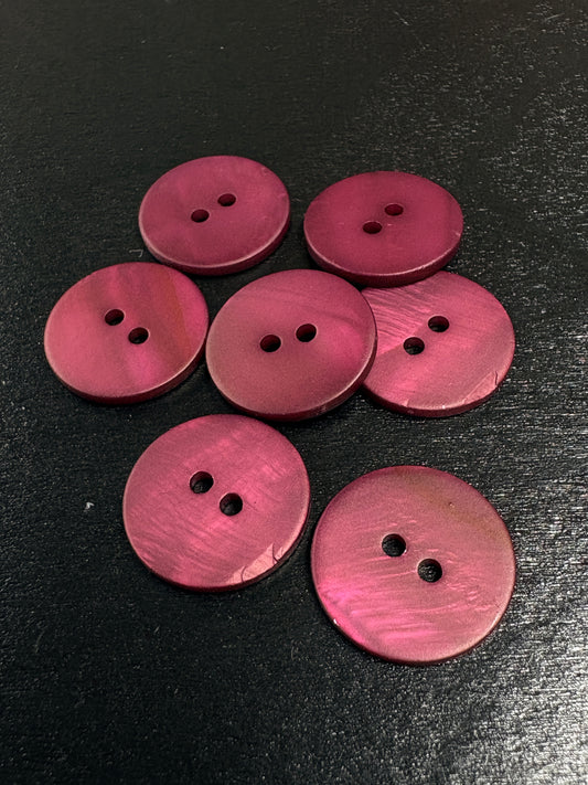 Helmiäisnappi viininpunainen ø 2.0mm