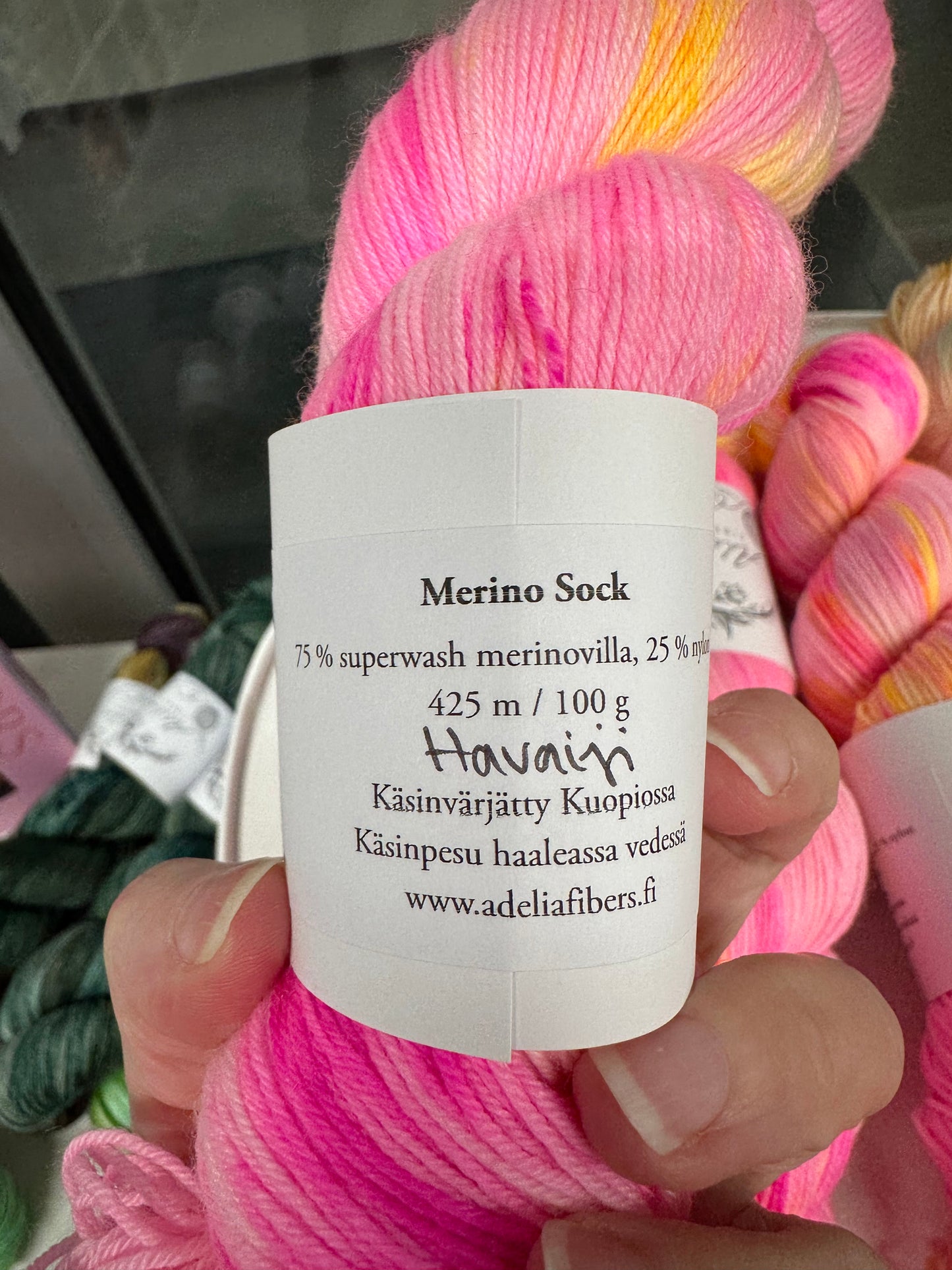 Adelia Fibres Merino Sock -merinosukkalanka