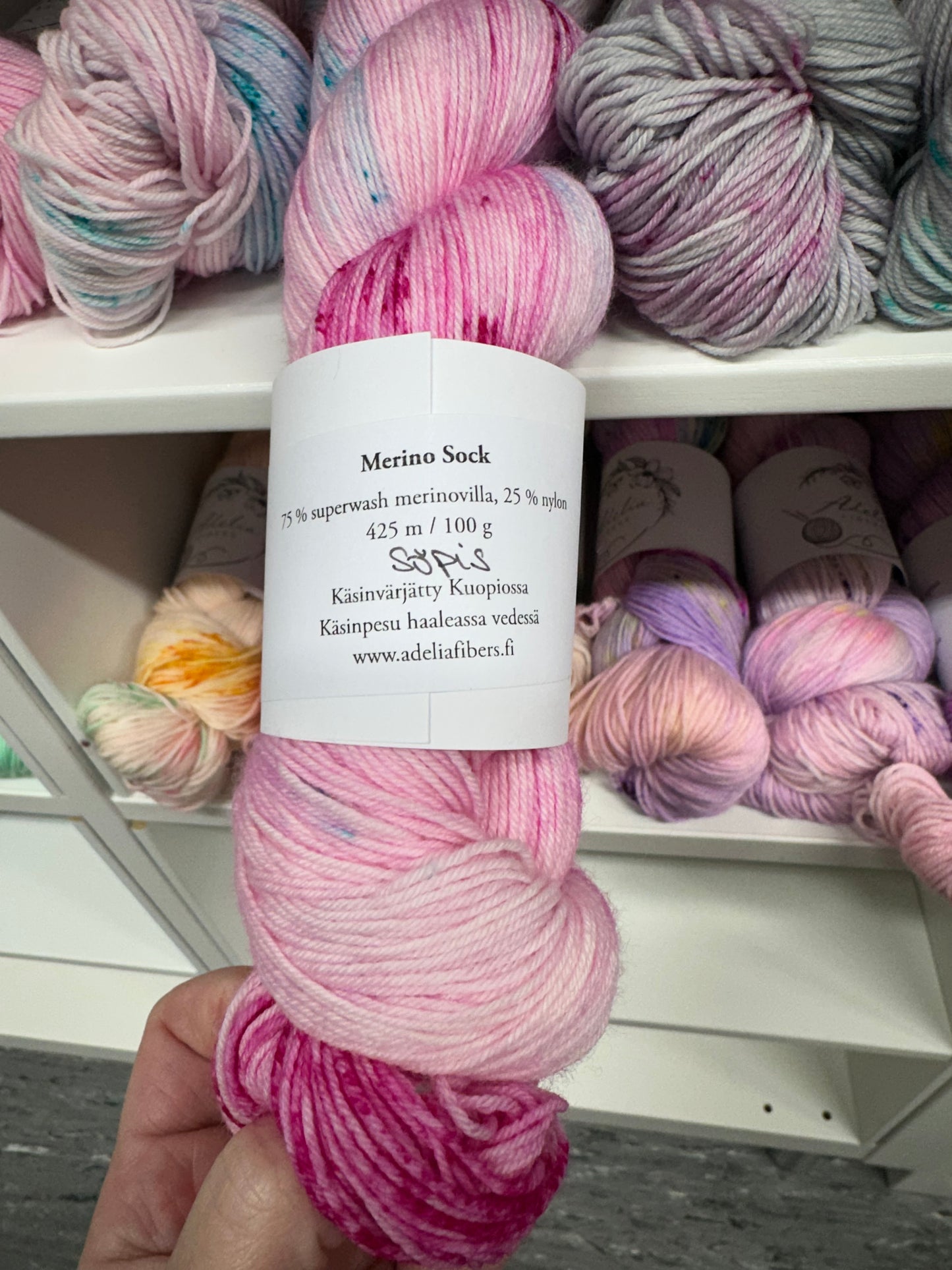 Adelia Fibres Merino Sock -merinosukkalanka