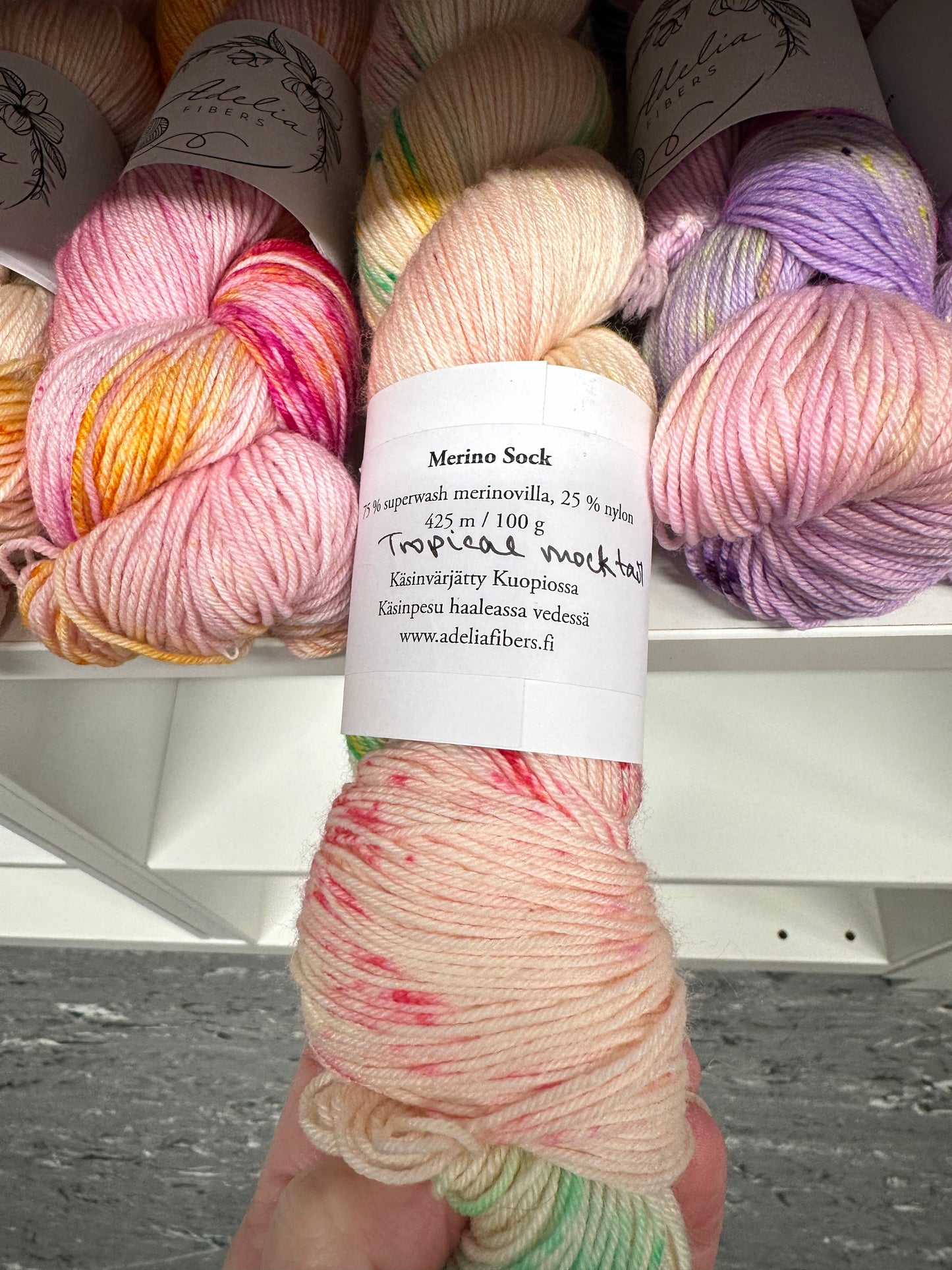 Adelia Fibres Merino Sock -merinosukkalanka