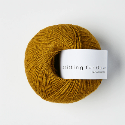 Knitting for Olive Cotton Merino, soft blend of merino wool and cotton