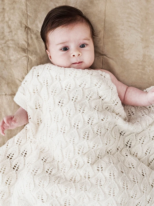 Le Knit Bella Blanket, englanninkielinen neuleohje