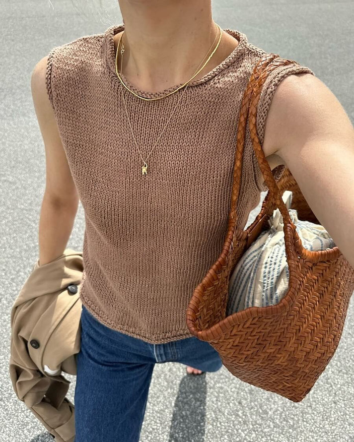 PetiteKnit Cloud Top edestä