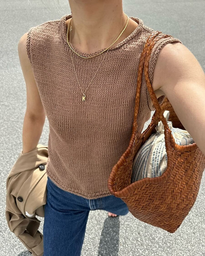 PetiteKnit Cloud Top edestä