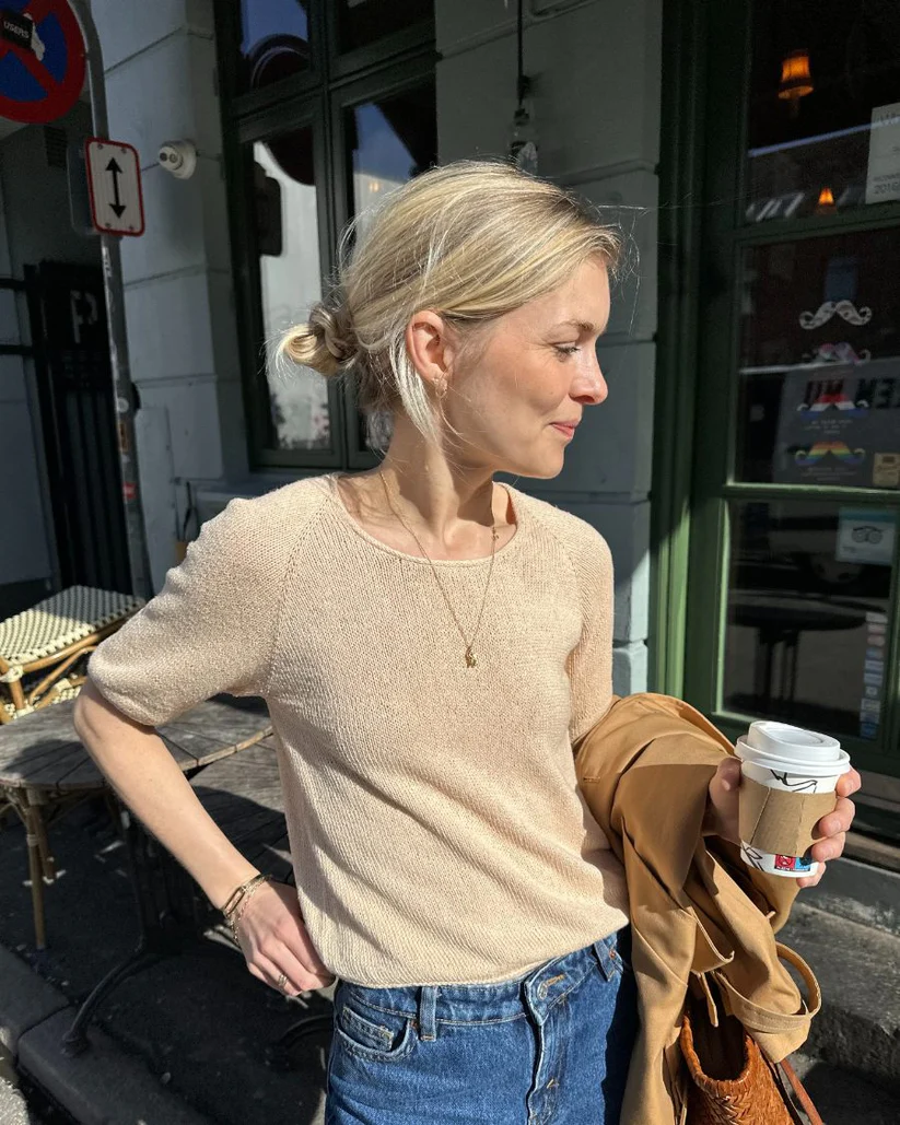 PetiteKnit Cumulus Tee O-Neck  - Neulepaita - neuleohje suomeksi