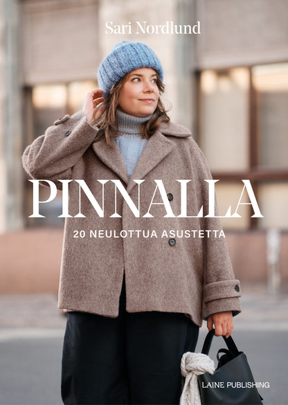 Pinnalla - 20 Neulottua Asustetta, Sari Nordlund, suomenkielinen neulekirja