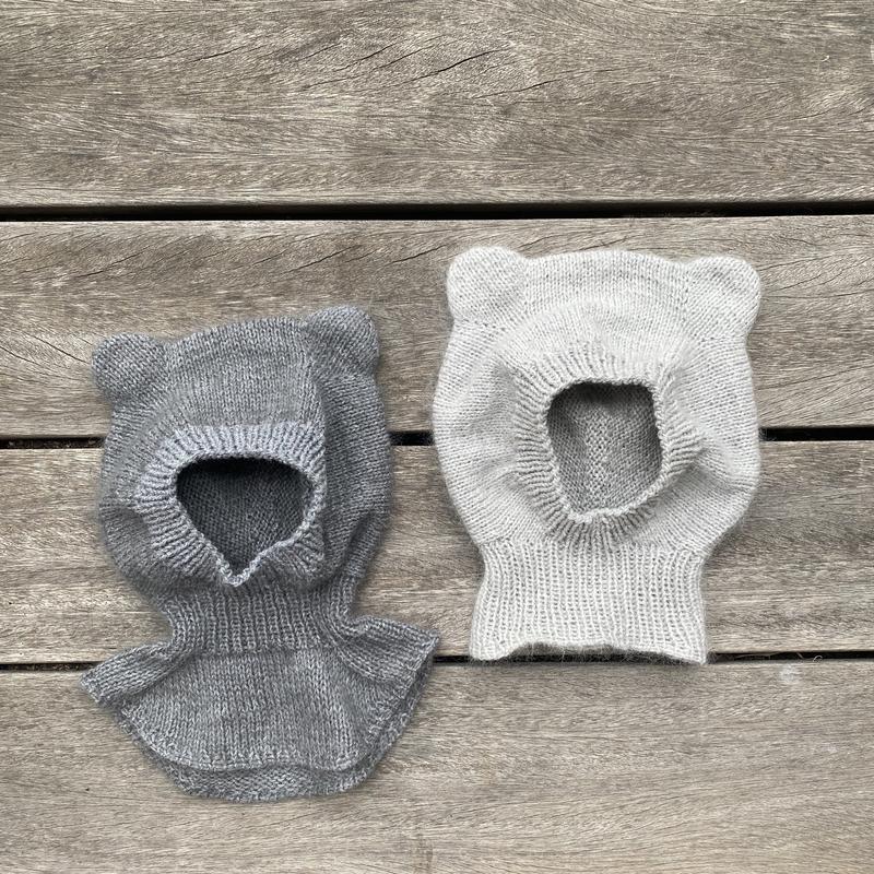 Knitting for Olive - Baby Bear helmet hat (knitting pattern) 