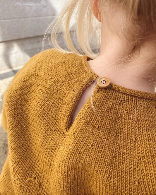 PetiteKnit Dandelion Dress (ENG, KIDS) - lasten neuleohje englanniksi