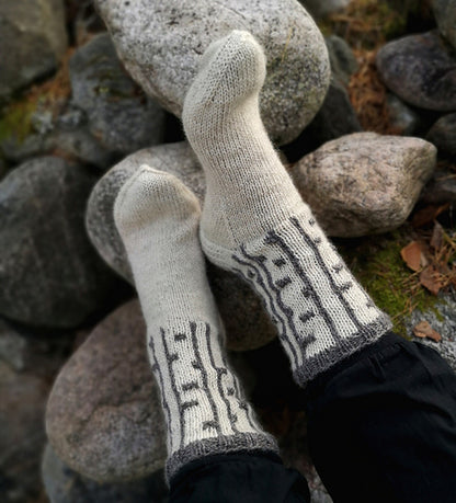 Suvis.Knits, Koivikko-sukat, suomenkielinen neuleohje