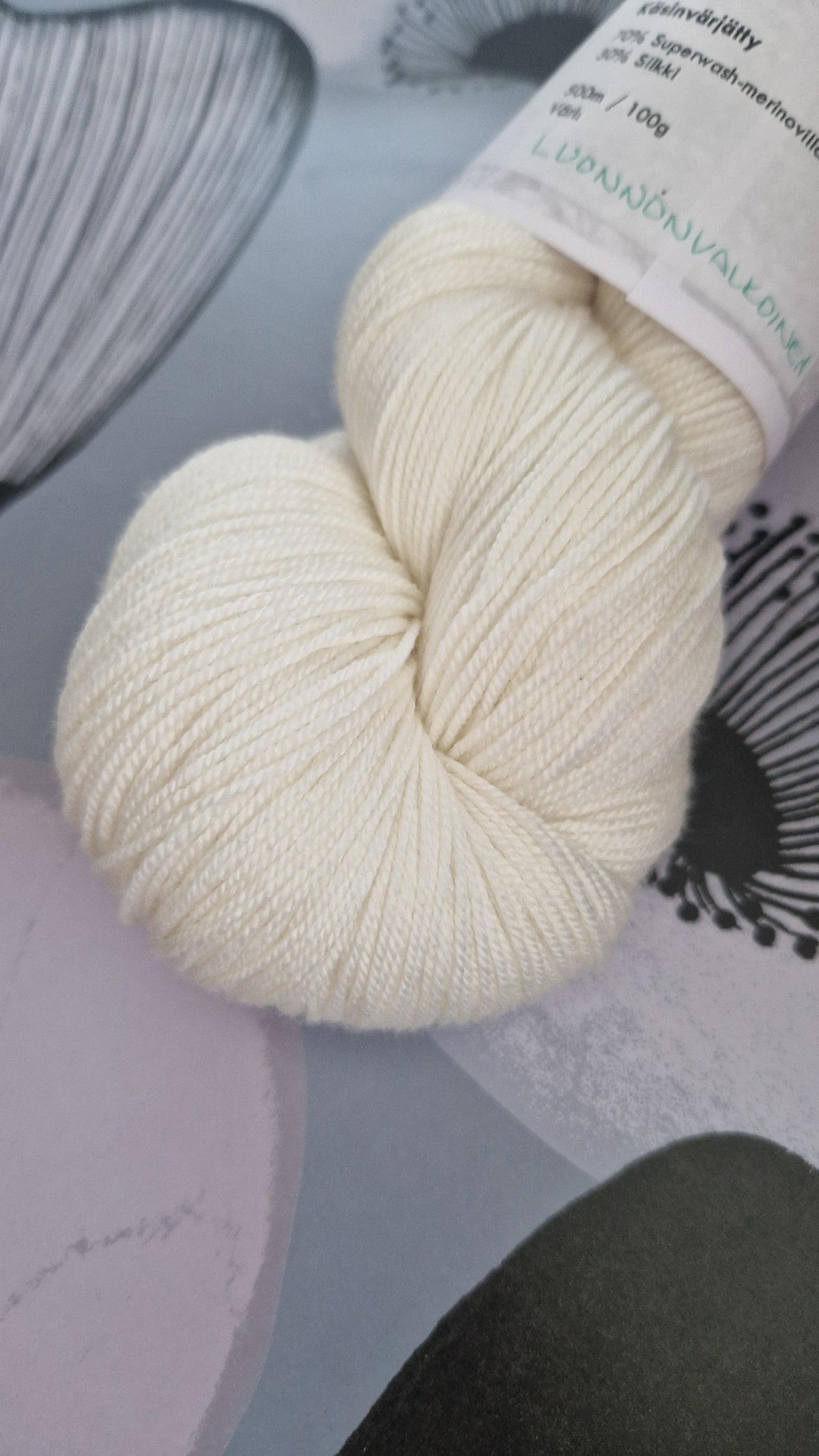 Lumoava Merino-silkki 500