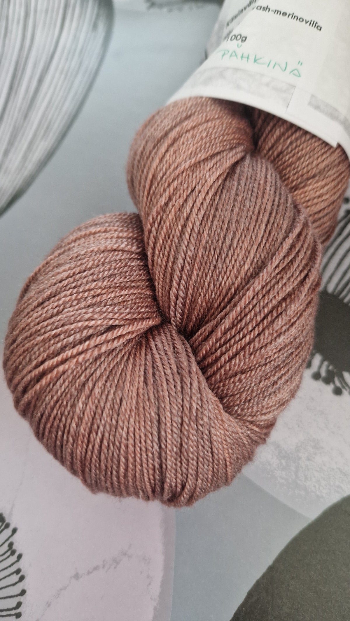 Lumoava Merino-silkki 500