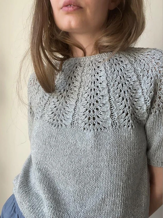 Le Knit Palme Tee, englanninkielinen neuleohje