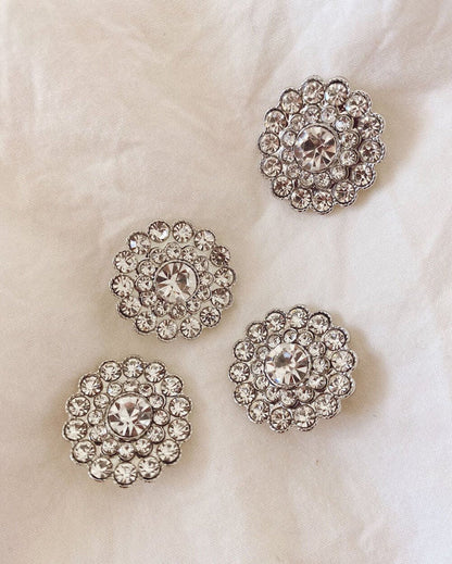 PetiteKnit Bling -napit 4 kpl + PetiteKnit-etiketti
