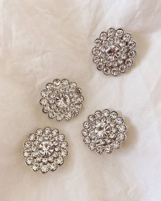 PetiteKnit Bling -napit 4 kpl + PetiteKnit-etiketti