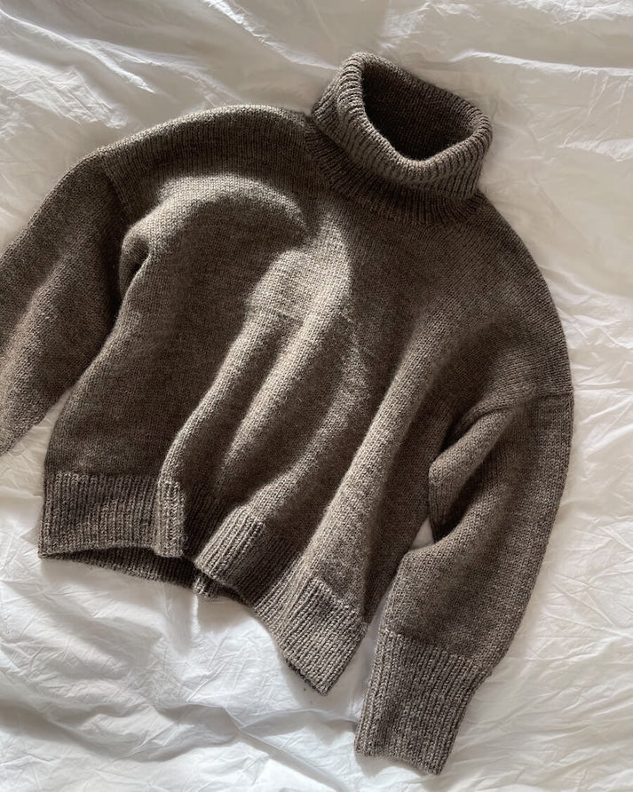 PetiteKnit Chestnut Sweater (FI) - neuleohje suomeksi