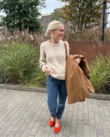 PetiteKnit Moby Sweater  - Neulepaita - neuleohje suomeksi