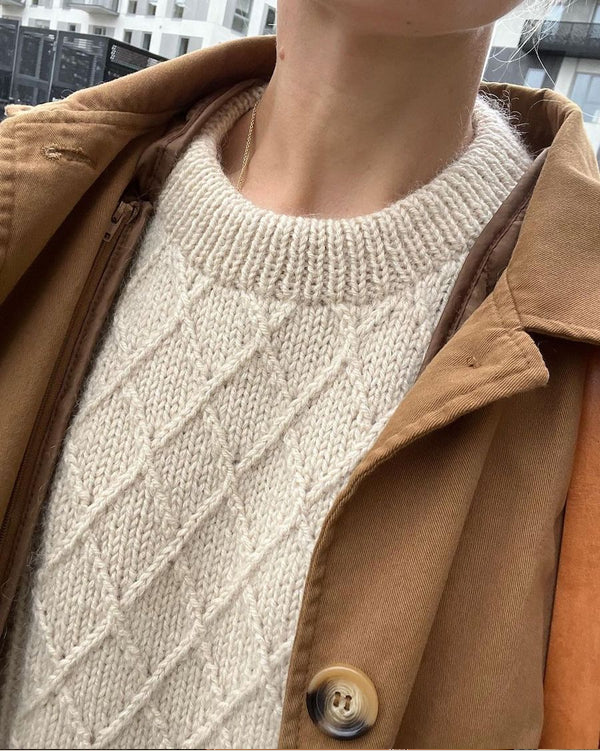 PetiteKnit Moby Sweater  - Neulepaita - neuleohje suomeksi