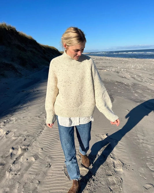 PetiteKnit Louvre Sweater (FI) - neuleohje suomeksi