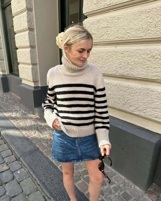 PetiteKnit Lyon Sweater - Chunky Edition (FI) - neuleohje suomeksi