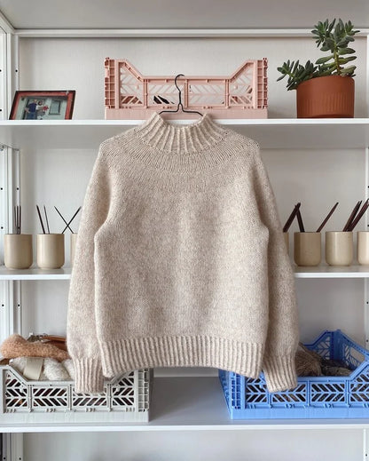 PetiteKnit Novice Sweater (FI) - neuleohje suomeksi