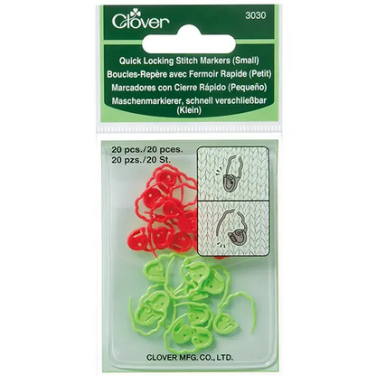 Pikalukittavat silmukkamerkit, Clover